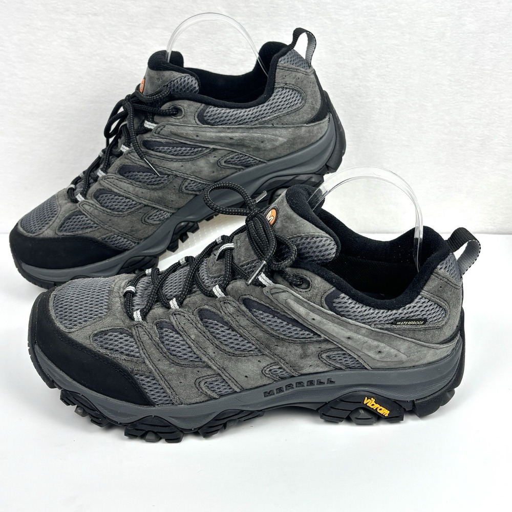Merrell Moab 3 Waterproof Hiking Shoes Men’s 11 WIDE Gray Vibram J035855W EUC